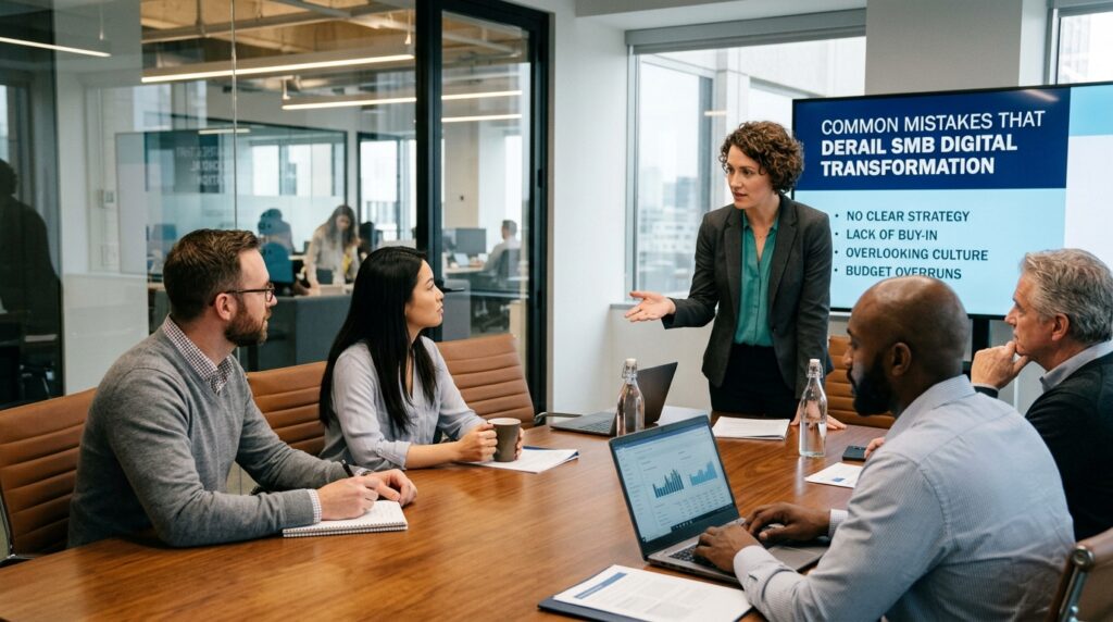 Common Mistakes That Derail SMB Digital Transformation