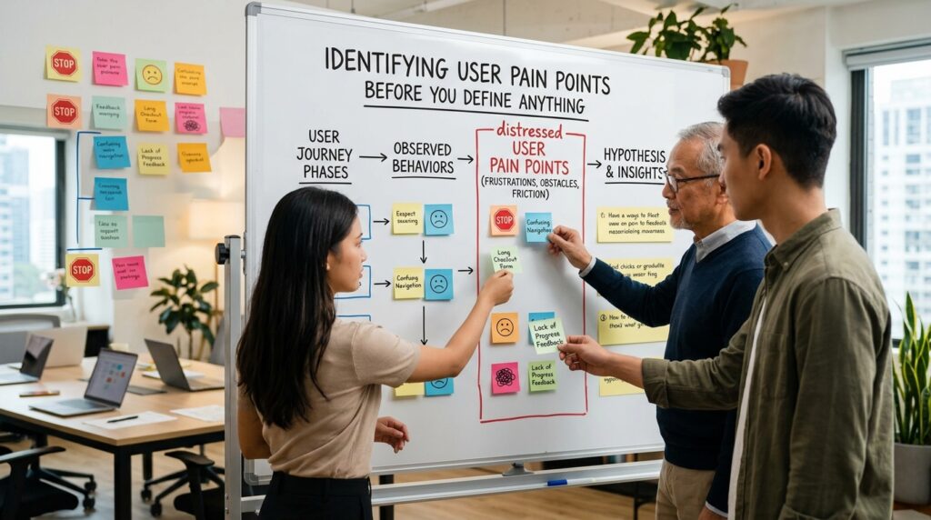 Identifying User Pain Points Before You Define Anything